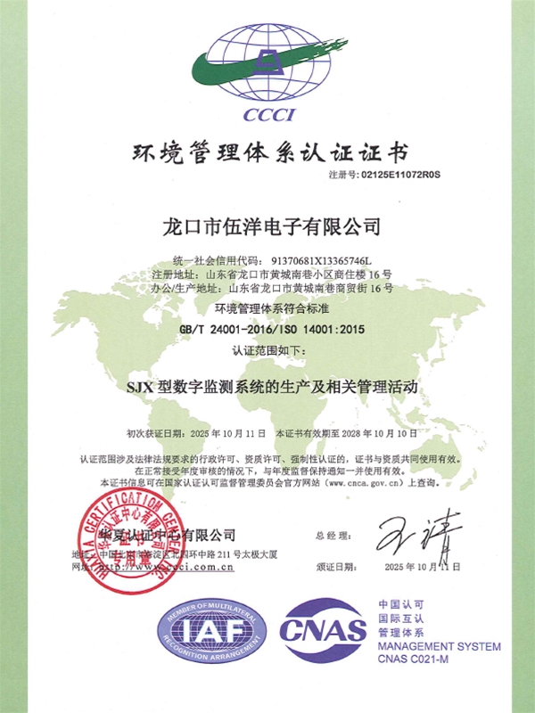 ISO:14001:2015環(huán)境管理體系